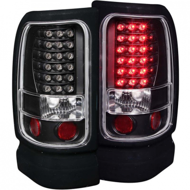 Ram 1994-2002 Black LED Taillights Anzo 311073