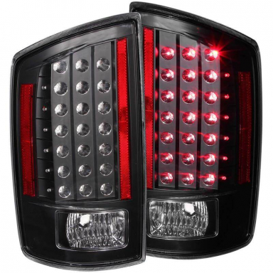 Ram 2007-2009 Black LED Taillights | Anzo 311123