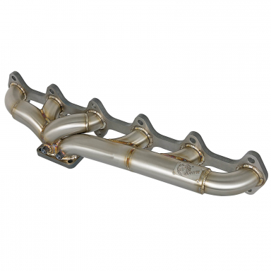 5.9 Cummins Twisted Steel T4 Exhaust Manifold AFE 48-32018