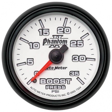 Phantom 2 35 PSI Boost Gauge | Auto Meter 7504