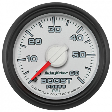 Factory Matched Boost Gauge 0-60 PSI | Auto Meter 8505
