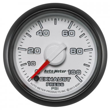 Factory Matched Exhaust Pressure Gauge 0-100 PSI | Auto Meter 8595