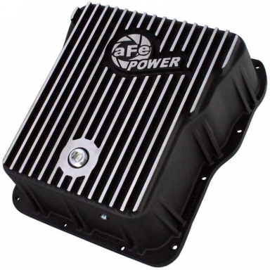 Duramax 01-19 Black Transmission Pan | AFE 46-70072