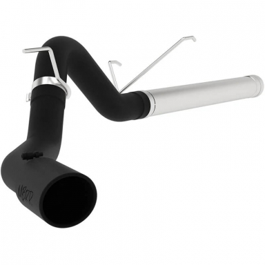 6.7 Cummins 4 Inch Black Series Filter-Back Exhaust System MBRP S6130BLK