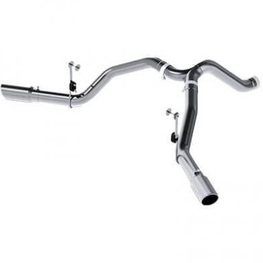 6.7 Cummins 4 Inch Dual Installer Series Filter-Back Exhaust System MBRP S6163AL
