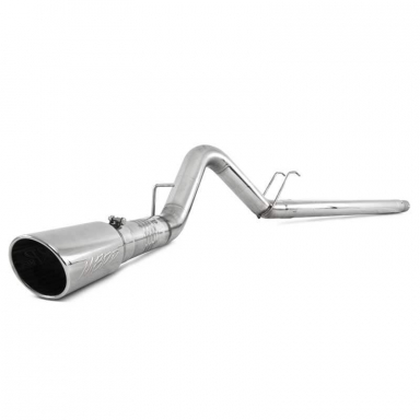 6.4 Powerstroke Installer Series 4 Inch Filter-Back Exhaust W| Downpipe MBRP S6282AL