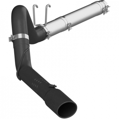 6.4 Powerstroke Black 4 Inch Filter Back Exhaust MBRP S6242BLK