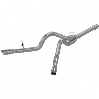 6.4 Powerstroke 4 Inch Dual Installer Series Filter-Back Exhaust System MBRP S6244AL