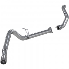 6.7 Powerstroke Installer Series 4 Inch Filter-Back Exhaust W|Downpipe MBRP S6284AL