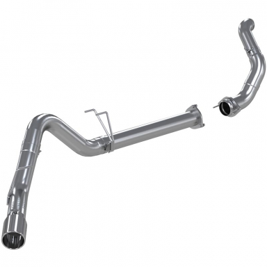6.7 Powerstroke Installer Series 4 Inch Filter-Back Exhaust W|Downpipe MBRP S6284AL