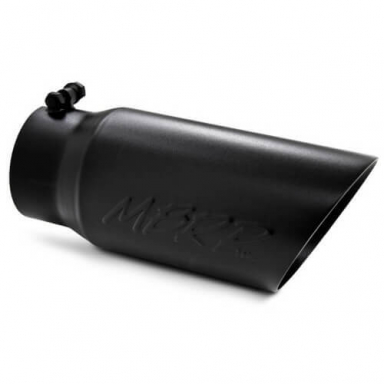 4 Inch SS Dual Wall Black Angle Cut Exhaust Tip MBRP T5053BLK