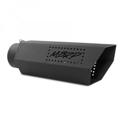 4 Inch Black Hex Angle Cut Exhaust Tip MBRP T5165BLK