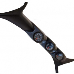 7.3|6.0 Powerstroke Factory Match Triple Gauge Pillar Pod Kit | Auto Meter 7077