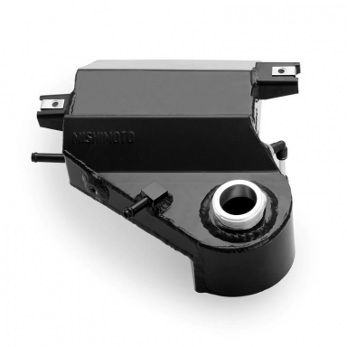 6.0 Powerstroke Black Aluminum Degas Bottle Mishimoto MMRT-F2D-03BK