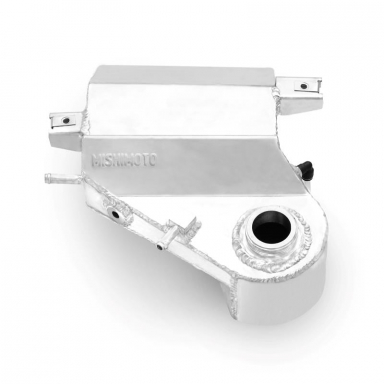 6.0 Powerstroke Polished Aluminum Degas Bottle Mishimoto MMRT-F2D-03P