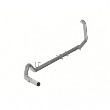 7.3 Powerstroke Exhaust 4 Inch Aluminized TB No Muffler MBRP S6200PLM