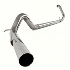 7.3 Powerstroke Exhaust 4 Inch 409 SS TB No Muffler MBRP S6200SLM