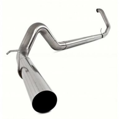 7.3 Powerstroke Exhaust 4 Inch 409 SS TB No Muffler MBRP S6200SLM