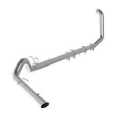 7.3 Powerstroke Exhaust 5 Inch 409 SS TB with Muffler/Tip MBRP S62220409