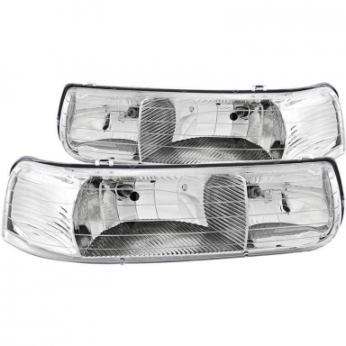 Silverado 1999-2002 Chevrolet Silverado Crystal (Chrome) Anzo 111011