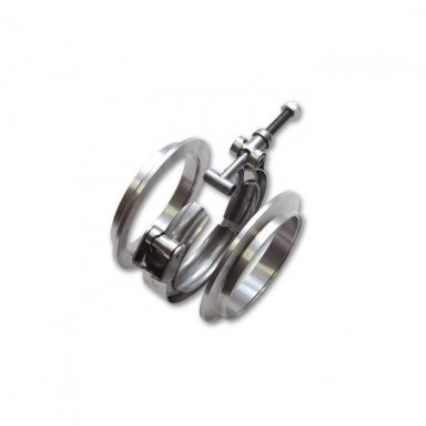 Vibrant 1492 3.5 Inch Stainless Steel V-Band Flange Assembly