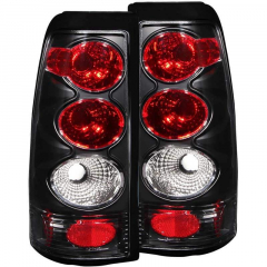 GM Truck 1999-2007 Chevrolet/GMC Taillights (Black) Anzo 211025