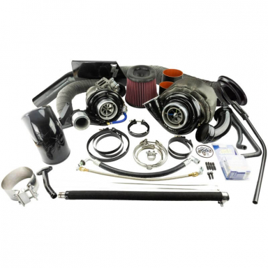 5.9 Cummins Quick Spool Compound Turbo Kit Industrial Injection 227456