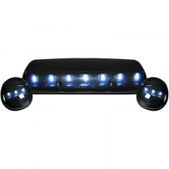 GM Truck 2002-2007 Smoked Lens White LED Cab Lights Recon 264155WHBK