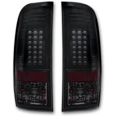 Super Duty 1999-2007 Smoked LED Tail Lights Recon 264172BK