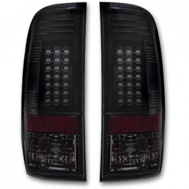 6.4|6.7 Powerstroke Smoked LED Tail Lights Recon 264176BK