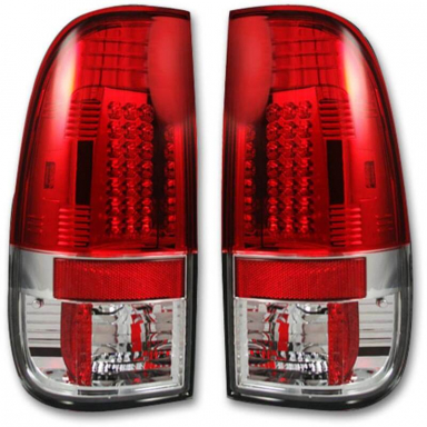 6.4|6.7 Powerstroke Red LED Tail Lights Recon 264176RD