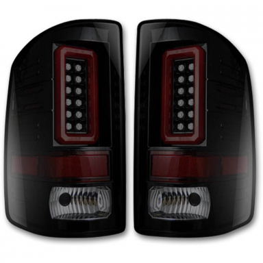 Duramax 15-18 Smoked OLED Tail Lights Recon 264239BK