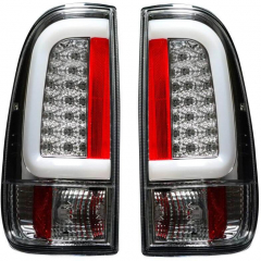 Super Duty 1999-2007 Chrome OLED Tail Lights Recon 264292CL