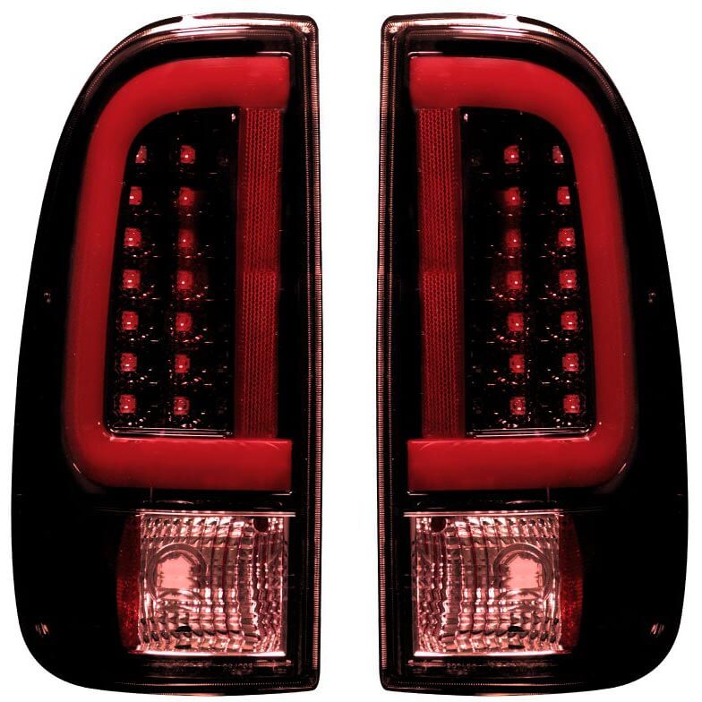 Super Duty 1999-2007 Recon Dark Red Smoked OLED Tail Lights