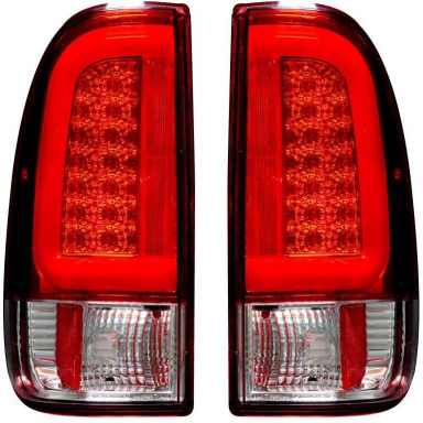 Super Duty 1999-2007 Red OLED Tail Lights Recon 264292RD
