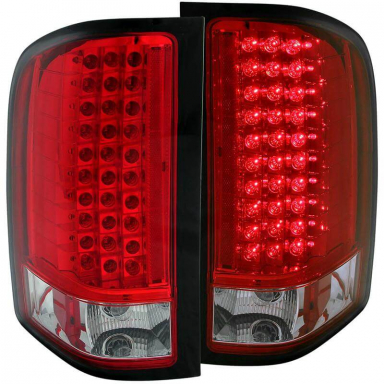 Silverado 2007.5-2014 Red LED Tail Lights | Anzo 311047