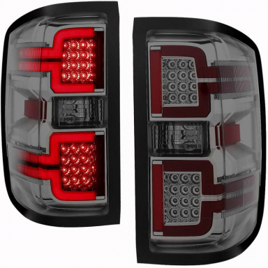 Silverado 15-18 Smoked LED Sequential Tail Lights | Anzo 311290