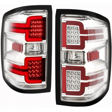 Silverado 15-19 Chrome LED Sequential Tail Lights | Anzo 311291