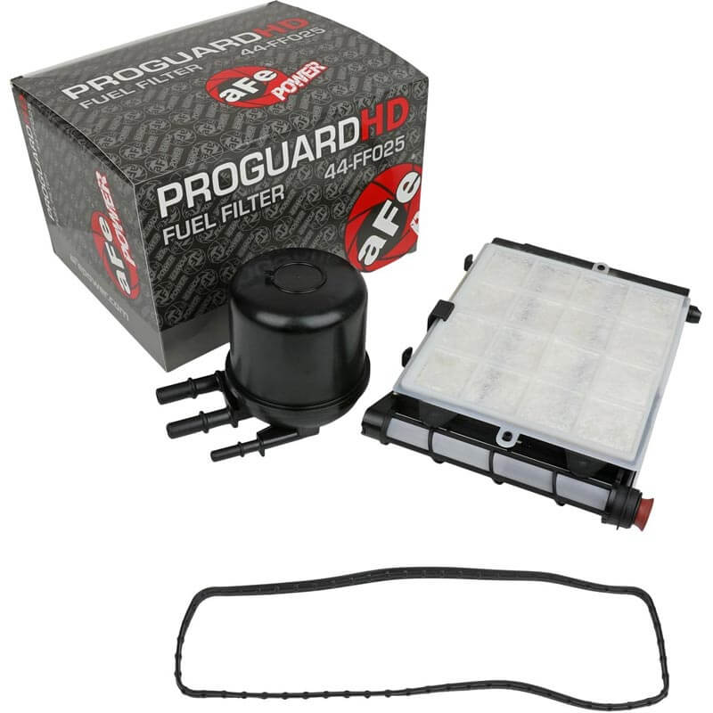 aFe Pro GUARD D2 Fuel Filter (4 Pack) | Dodge RAM Diesel Trucks L6 6.7L (07.5-09) (44-FF012-MB)