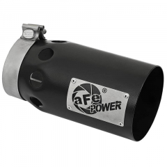 4 Inch Rebel XD Black Exhaust Tip | AFE 49T40501-B10
