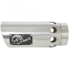 4 Inch Mach Force-XP Polished SS Exhaust Tip | AFE 49T40502-P121