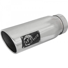 4 Inch SS Polished Exhaust Tip | AFE 49T40502-P12