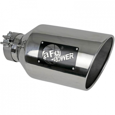 4 Inch Mach Force XP Polished SS Exhaust Tip | AFE 49T40801-P15