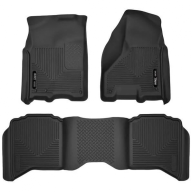 6.7 Cummins X-Act Contour Front & Back Floor Liners Husky Liners 53608