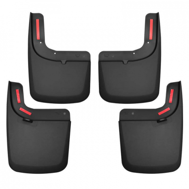 F-250/350 2017-2020 Black Custom Molded Mud Guard Set Husky Liners 58476