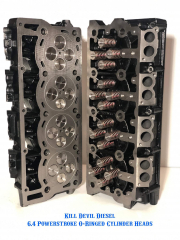 6.4 Powerstroke Stage 1 O-ring Cylinder Heads Kill Devil 64P-CH-457-2