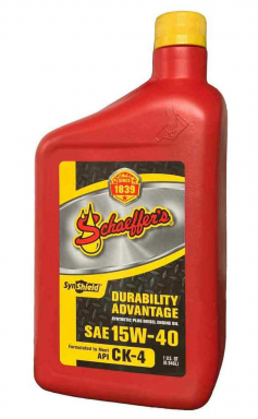 Schaeffer's 15W40 700 SynShield Durability Advantage Engine Oil Quart