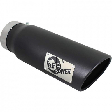 4 Inch SS Black Exhaust Tip | AFE 49T40501-B15