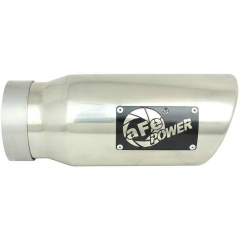 4 Inch SS Polished Exhaust Tip | AFE 49T40501-P12