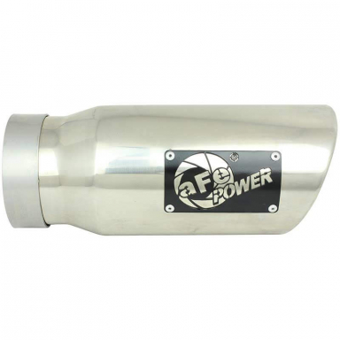 4 Inch SS Polished Exhaust Tip | AFE 49T40501-P12